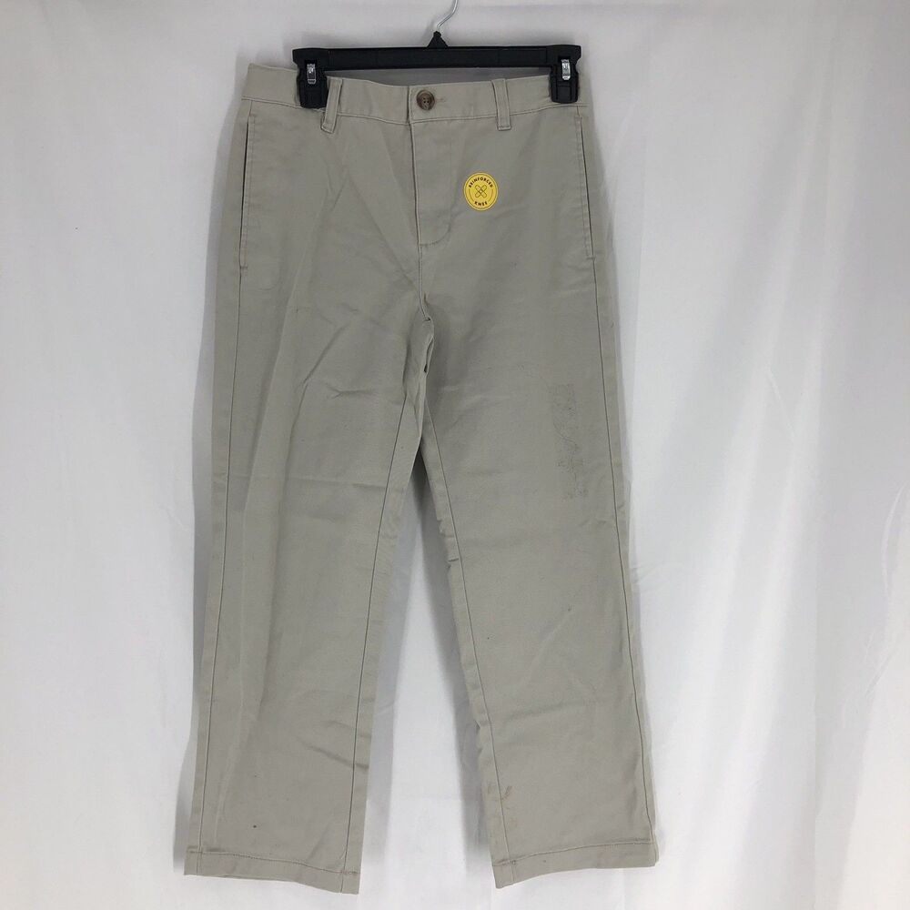 Cat & Jack™ Boys' Straight Fit Back to School Uniform Pants - Husky Size 10